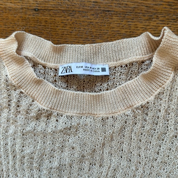 Pink knit Zara top - never worn - Picture 4 of 6
